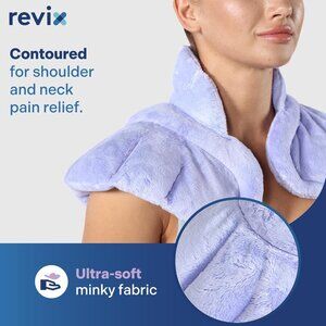New Giftable! REVIX Microwave Heating Pad for Neck Shoulders &Back Pain Relief